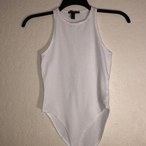 Forever 21 Small White Tank Top Bodysuit